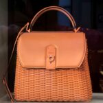 Sienne Croc-Embossed Evening Clutch